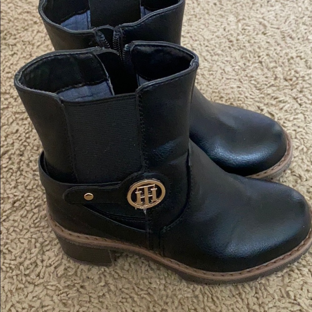 Tommy Hilfiger moto boots